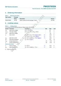 PMGD780SN Datasheet Page 3