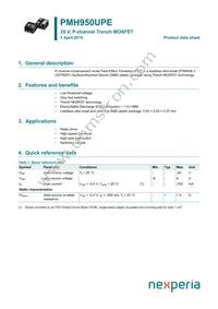 PMH950UPEH Datasheet Cover