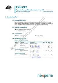 PMK30EP Datasheet Cover