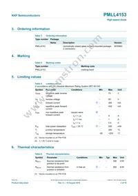 PMLL4153 Datasheet Page 3