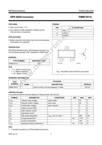 PMMT491A Datasheet Page 3
