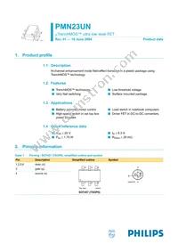 PMN23UN Datasheet Page 2