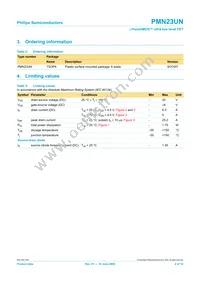 PMN23UN Datasheet Page 3