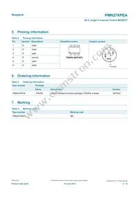 PMN27XPEAX Datasheet Page 2