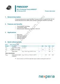 PMN30XPX Datasheet Cover