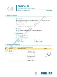 PMN34LN Datasheet Page 2