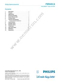 PMN40LN Datasheet Page 13