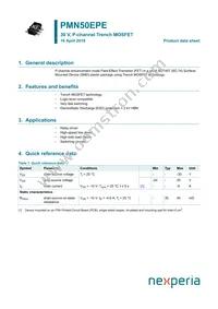 PMN50EPEX Datasheet Cover