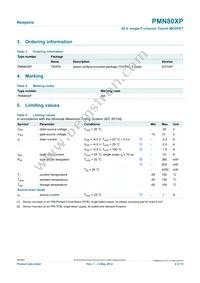 PMN80XP Datasheet Page 2