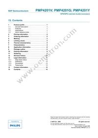 PMP4201Y/DG/B2 Datasheet Page 15