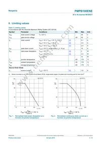 PMPB100ENEX Datasheet Page 3