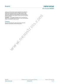 PMPB100ENEX Datasheet Page 14