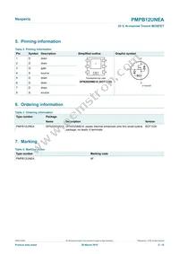 PMPB12UNEAX Datasheet Page 2