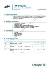 PMPB12UNEX Datasheet Cover