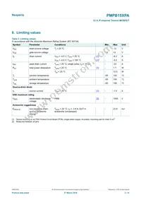 PMPB15XPAX Datasheet Page 3