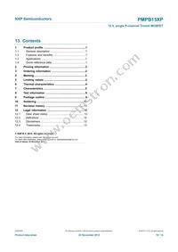 PMPB15XPZ Datasheet Page 15