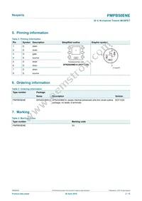 PMPB50ENEX Datasheet Page 2