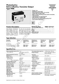 PMR10NI Datasheet Cover