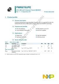 PMR670UPE Datasheet Page 2