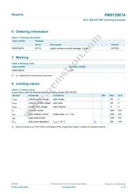 PMST2907A Datasheet Page 2