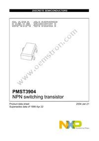 PMST3904 Datasheet Page 2