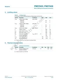 PMSTA05 Datasheet Page 3