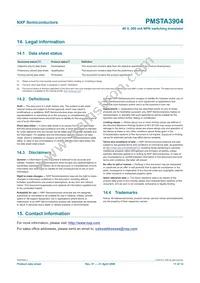 PMSTA3904 Datasheet Page 11