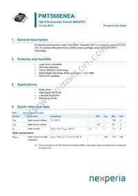 PMT560ENEAX Datasheet Cover