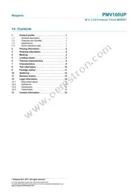 PMV160UPVL Datasheet Page 16