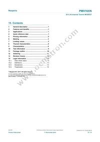 PMV16XNR Datasheet Page 15