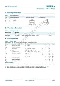 PMV22EN Datasheet Page 3