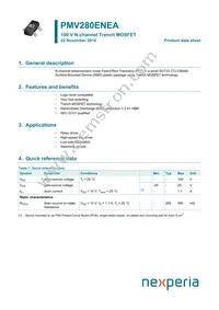 PMV280ENEAR Datasheet Cover