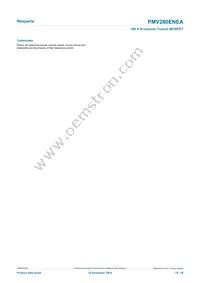 PMV280ENEAR Datasheet Page 15