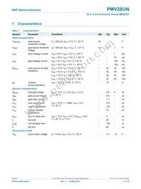 PMV28UN Datasheet Page 6