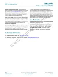 PMV28UN Datasheet Page 15