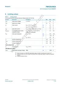 PMV28UNEAR Datasheet Page 3