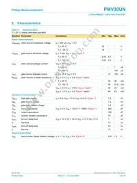 PMV30UN Datasheet Page 6