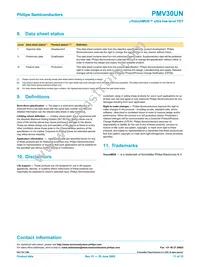 PMV30UN Datasheet Page 12