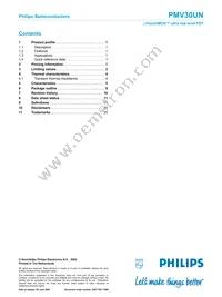 PMV30UN Datasheet Page 13