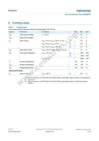 PMV30UN2VL Datasheet Page 3