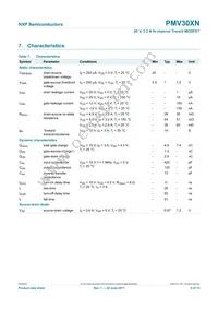 PMV30XN Datasheet Page 6