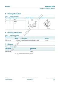 PMV30XPEAR Datasheet Page 2