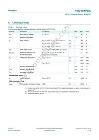 PMV30XPEAR Datasheet Page 3