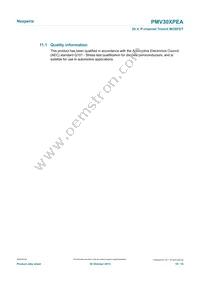 PMV30XPEAR Datasheet Page 10