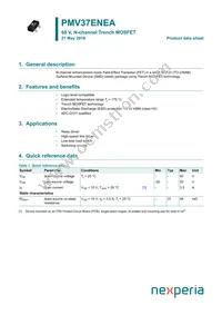 PMV37ENEAR Datasheet Cover