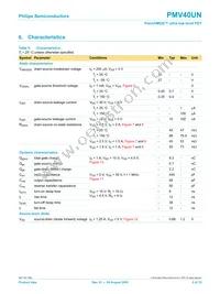 PMV40UN Datasheet Page 6