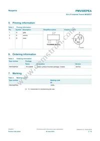 PMV50EPEAR Datasheet Page 2