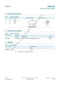 PMV50XPR Datasheet Page 2