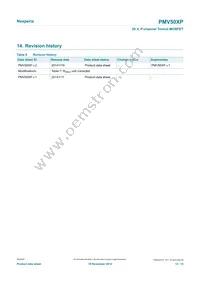 PMV50XPR Datasheet Page 12