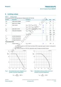 PMXB350UPEZ Datasheet Page 3